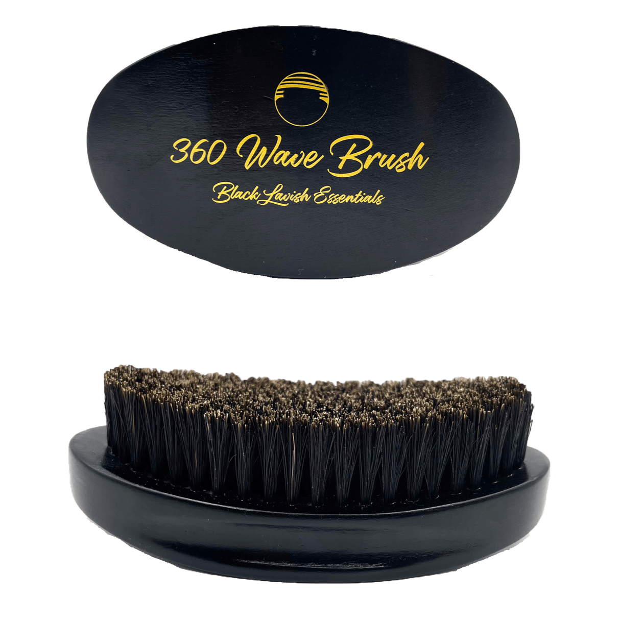 360 Wave Brush for Building Deeper Waves<br><br> Soft & Hard Boar Bristle Curved Brushes