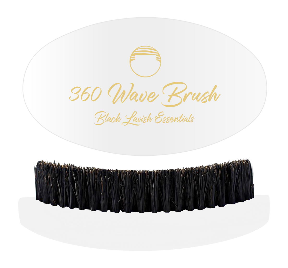 360 Wave Brush for Building Deeper Waves<br><br> Soft Brush & Medium-Hard Brush, 100% Boar Bristle