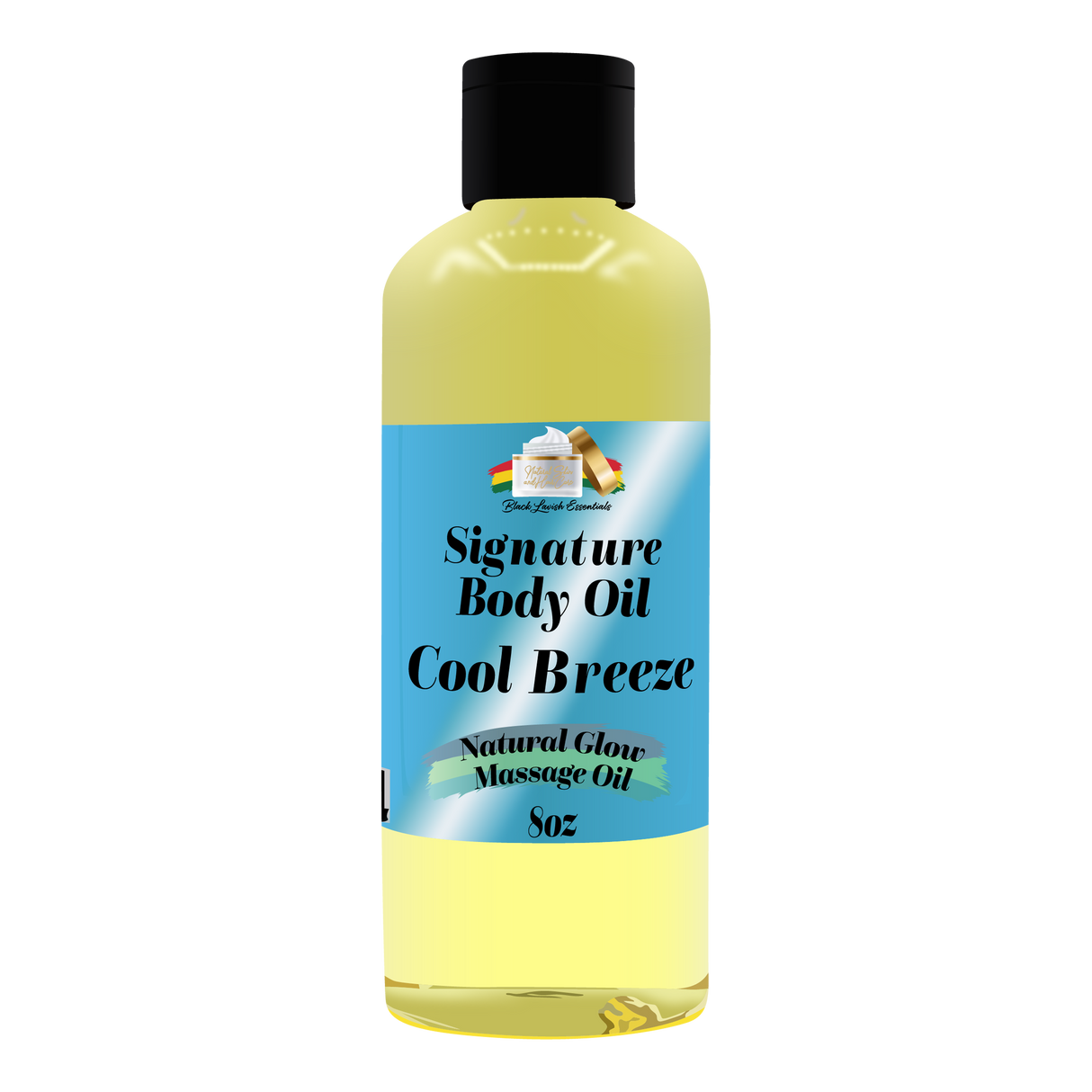 Black Lavish Essentials Signature Body Oil<br><br>Intensify Your Natural Glow <br> Dry Skin Body Oil for Deep Hydration, Illustrious Shine, & All-Day Moisture<br><br>8oz Bottle