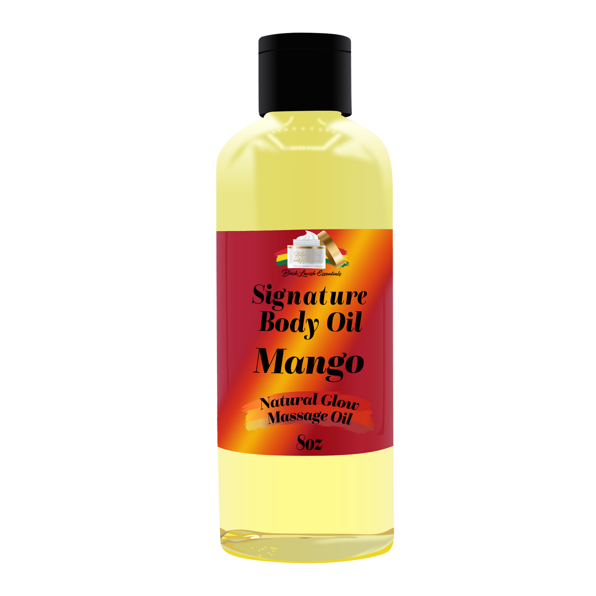 Black Lavish Essentials Signature Body Oil<br><br>Intensify Your Natural Glow <br> Dry Skin Body Oil for Deep Hydration, Illustrious Shine, & All-Day Moisture<br><br>8oz Bottle