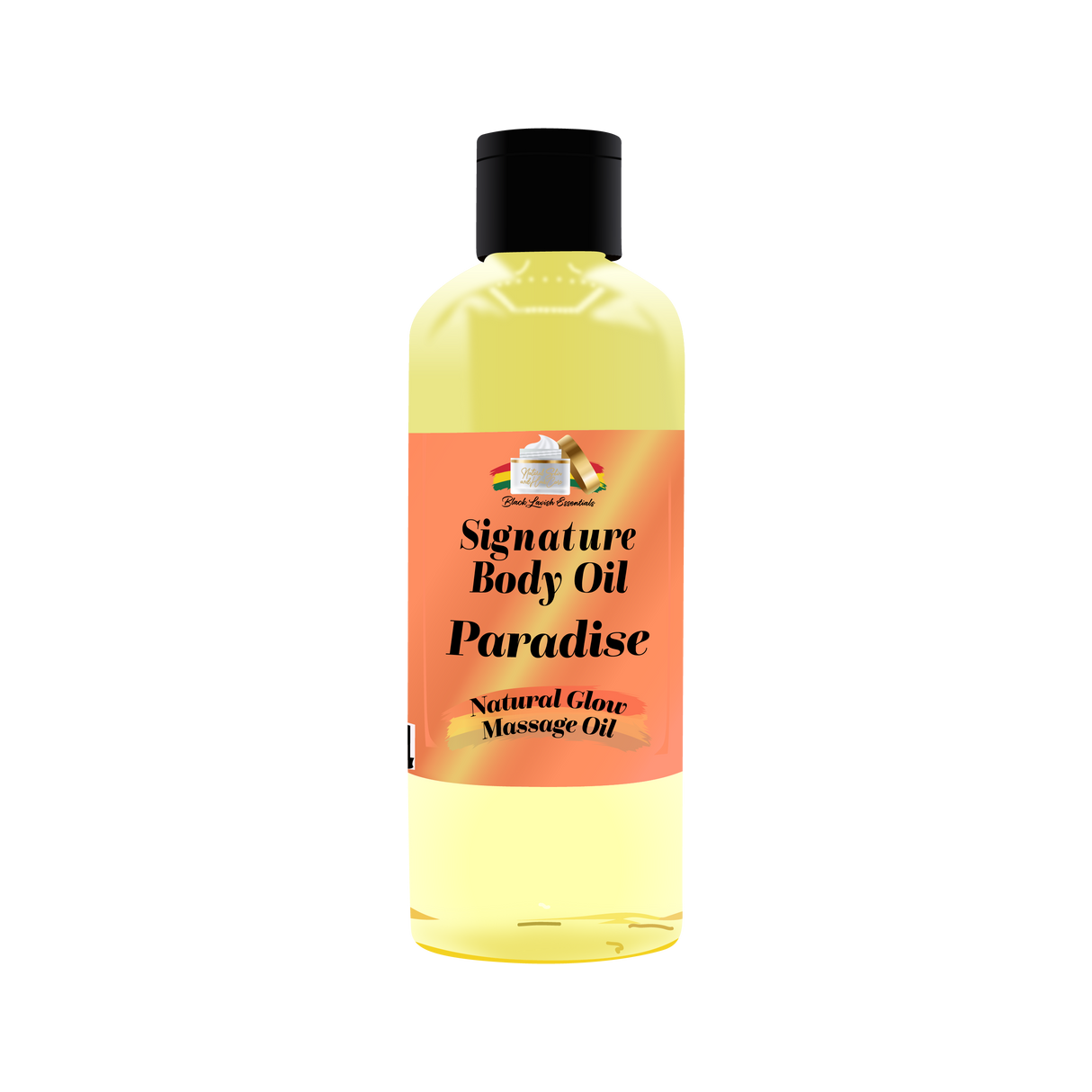 Black Lavish Essentials Signature Body Oil<br><br>Intensify Your Natural Glow <br> Dry Skin Body Oil for Deep Hydration, Illustrious Shine, & All-Day Moisture<br><br>8oz Bottle