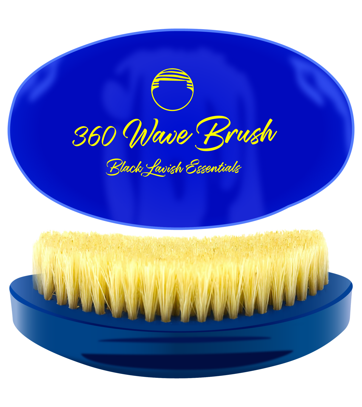 360 Wave Brush for Building Deeper Waves<br><br> Soft & Hard Boar Bristle Curved Brushes