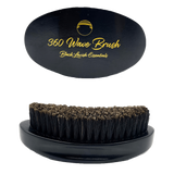 360 Wave Brush for Building Deeper Waves<br><br> Soft & Hard Boar Bristle Curved Brushes