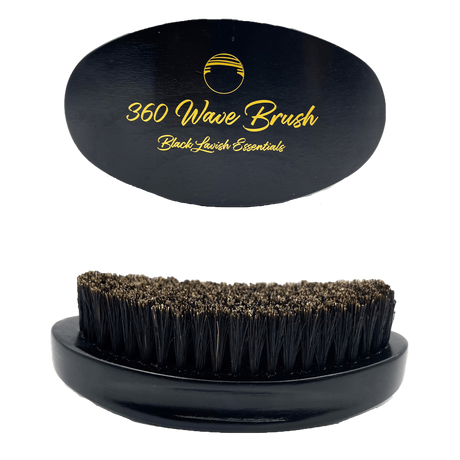 360 Wave Brush for Building Deeper Waves<br><br> Soft & Hard Boar Bristle Curved Brushes