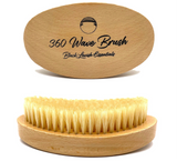 360 Wave Brush for Building Deeper Waves<br><br> Soft & Hard Boar Bristle Curved Brushes