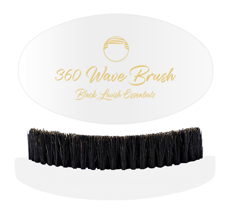 360 Wave Brush for Building Deeper Waves<br><br> Soft Brush & Medium-Hard Brush, 100% Boar Bristle