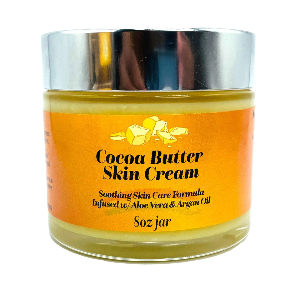 Cocoa Butter Aloe Vera Skin Cream Ultra-Smooth & Rehydrating Body Cream for Dry Skin Black Lavish Essentials