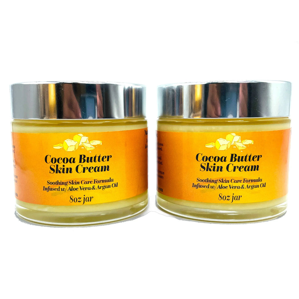 Cocoa Butter Aloe Vera Skin Cream Ultra-Smooth & Rehydrating Body Cream for Dry Skin Black Lavish Essentials