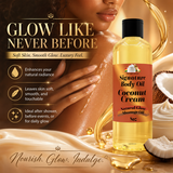 BLE Signature Body Oil<br><br> Intensify Your Natural Glow <br> Dry Skin Body Oil for Deep Hydration, Illustrious Shine, & All-Day Moisture<br><br>8oz Bottle