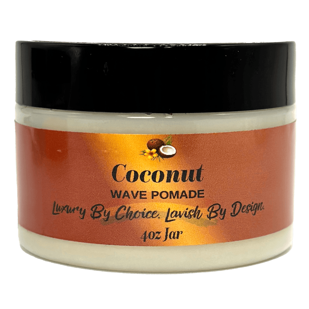 Coconut 360 Wave Pomade by Black Lavish Essentials: Experience tropical vibes with our coconut-infused pomade for sleek 360 waves.