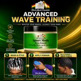 Ultra Smooth 360 Wave Pomade <br><br> Natural Non-Greasy Hair Styling Pomade For Deep Waves <br><br>Transform Your Wave Pattern