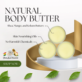 Ultra-Hydrating Body Butter<br><br>Shea Butter Infused with Golden Jojoba Oil, Argan, Rose Hip, & Aloe Vera Oil<br><br>Naturally Glowing Healthy Skin