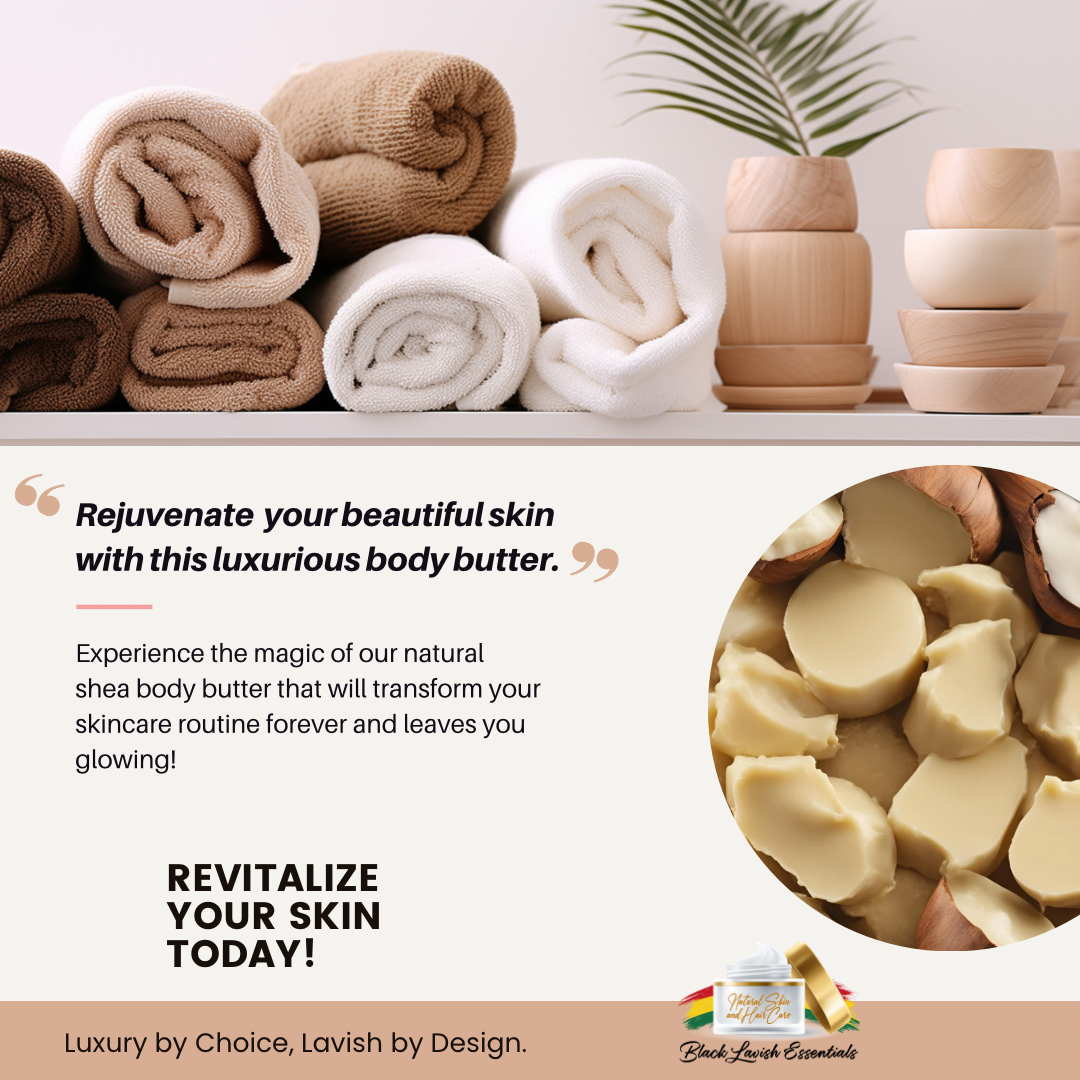Ultra-Hydrating Body Butter<br><br>Shea Butter Infused with Golden Jojoba Oil, Argan, Rose Hip, & Aloe Vera Oil<br><br>Naturally Glowing Healthy Skin