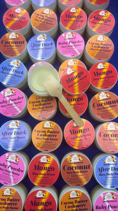 1oz shea body butters by Black Lavish Essentials #BlackLavishEssentials #SheaButter #BodyButter