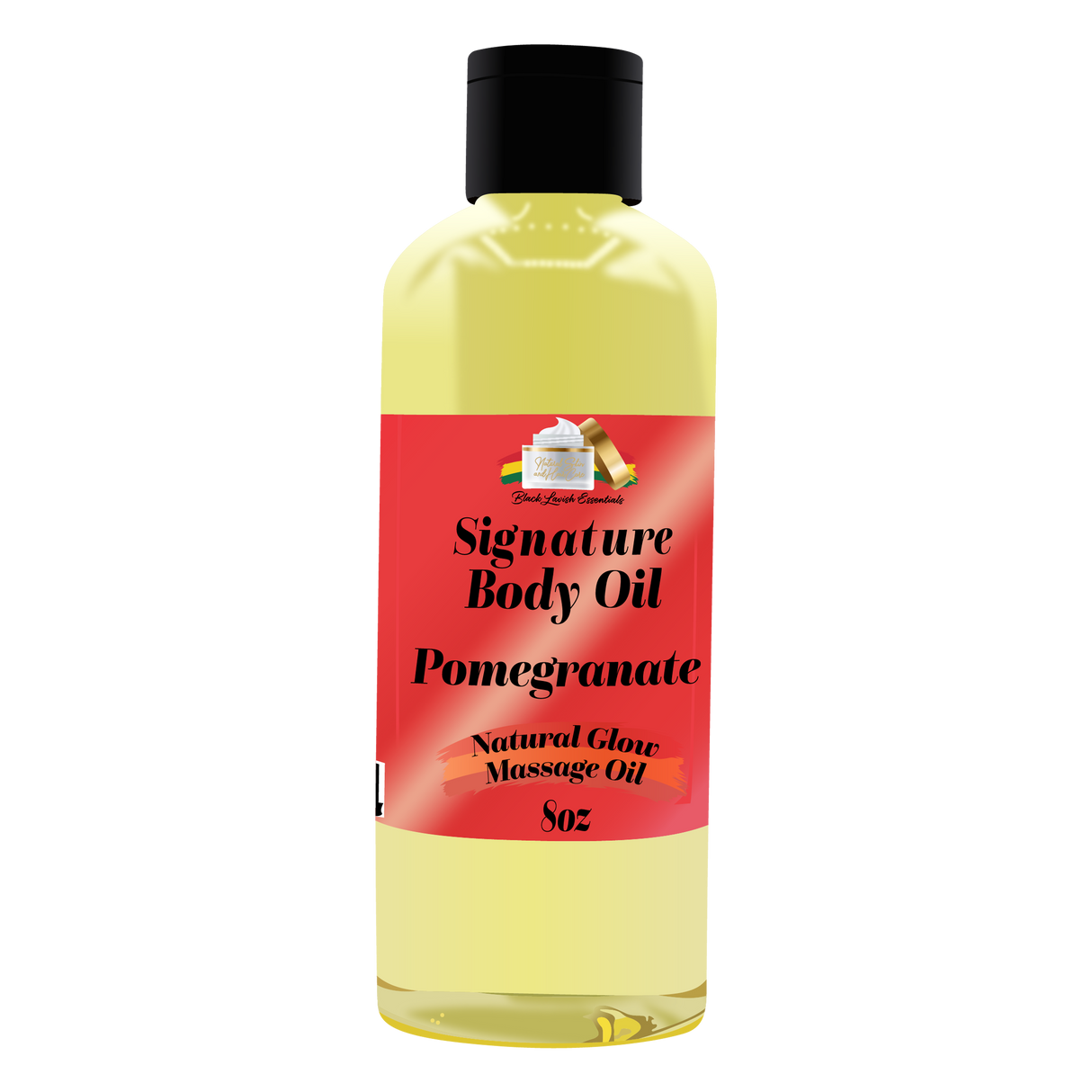 Black Lavish Essentials Signature Body Oil<br><br>Intensify Your Natural Glow <br> Dry Skin Body Oil for Deep Hydration, Illustrious Shine, & All-Day Moisture<br><br>8oz Bottle