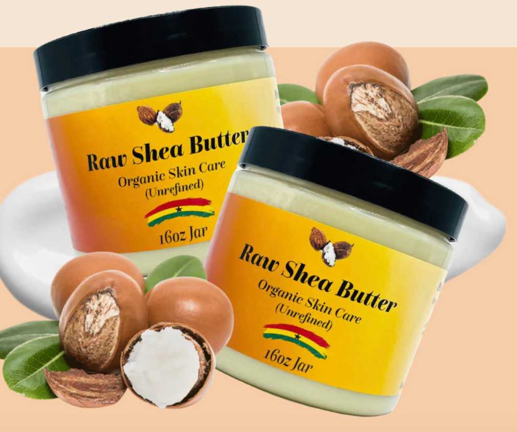 Raw Shea Butter Organic Unrefined (West-African Shea) Black Lavish Essentials