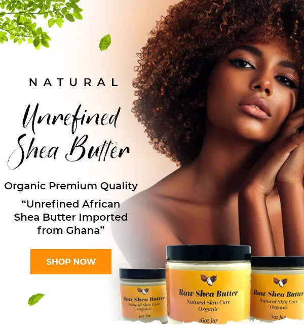 Raw Shea Butter Organic Unrefined (West-African Shea) Black Lavish Essentials