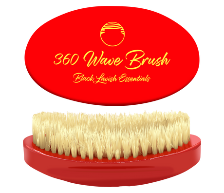 360 Wave Brush for Building Deeper Waves<br><br> Soft & Hard Boar Bristle Curved Brushes