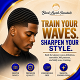 360 Wave Brush for Building Deeper Waves<br><br> Soft Brush & Medium-Hard Brush, 100% Boar Bristle