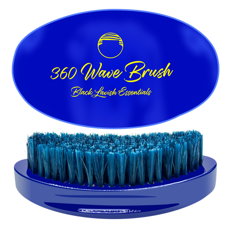 360 Wave Brush for Building Deeper Waves<br><br> Soft & Hard Boar Bristle Curved Brushes