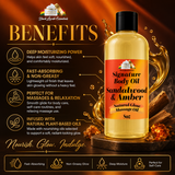 BLE Signature Body Oil<br><br> Intensify Your Natural Glow <br> Dry Skin Body Oil for Deep Hydration, Illustrious Shine, & All-Day Moisture<br><br>8oz Bottle