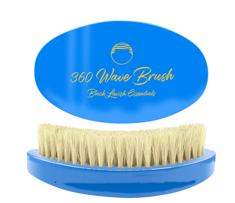 360 Wave Brush for Building Deeper Waves<br><br> Soft & Hard Boar Bristle Curved Brushes