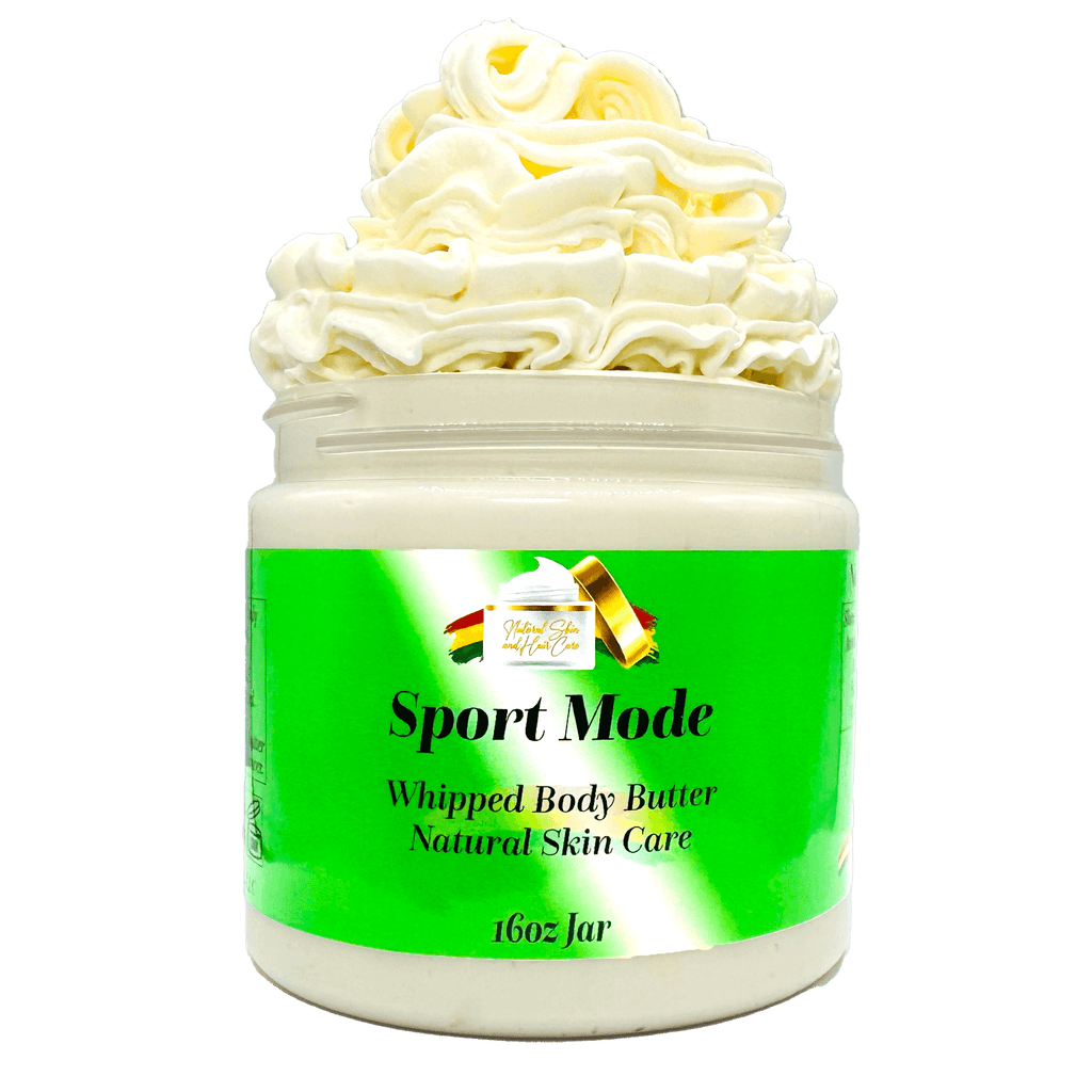 Sport Mode Whipped Shea Body Butter Moisturizing Skin Cream Black Lavish Essentials