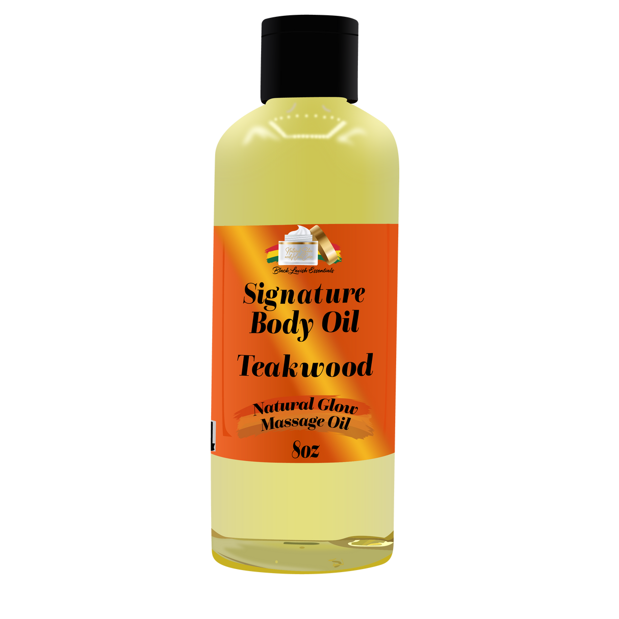 Black Lavish Essentials Signature Body Oil<br><br>Intensify Your Natural Glow <br> Dry Skin Body Oil for Deep Hydration, Illustrious Shine, & All-Day Moisture<br><br>8oz Bottle