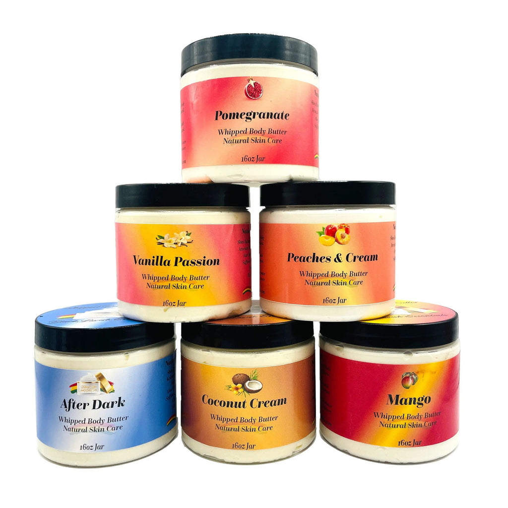 Whipped Shea Body Butter Moisturizing Skin Cream Black Lavish Essentials