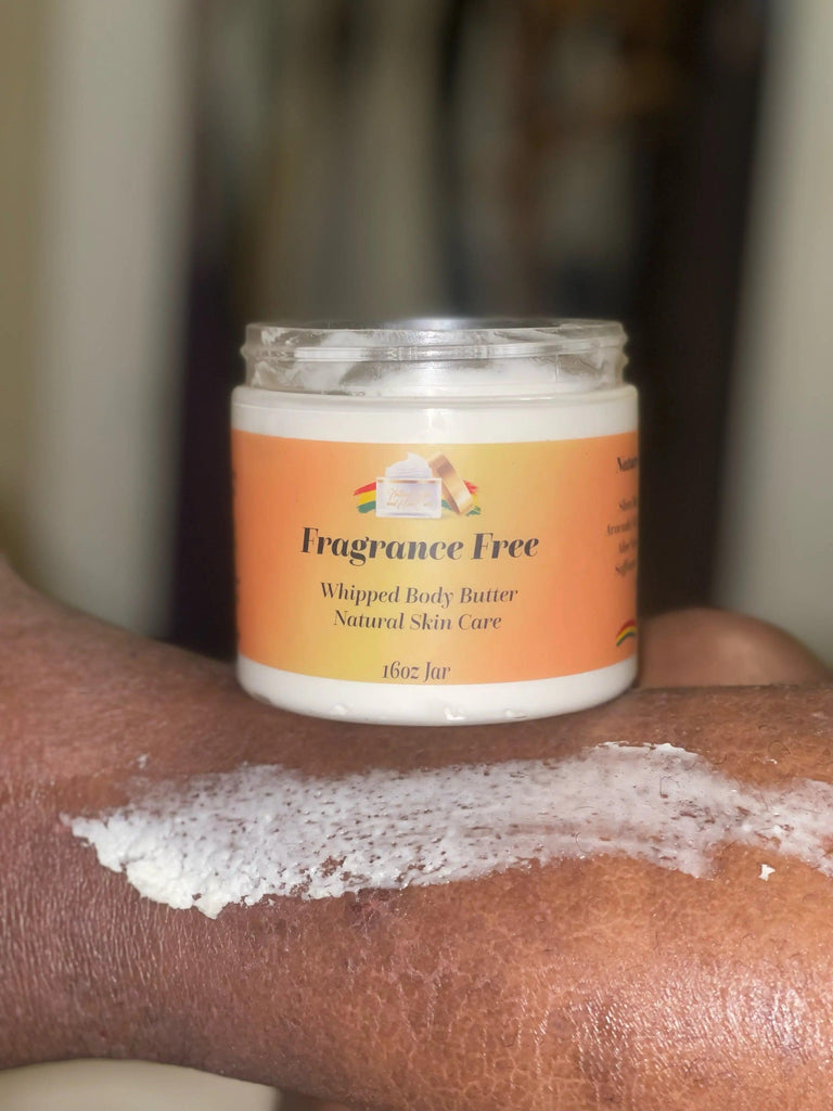 whipped body butter to hydrate dry skin