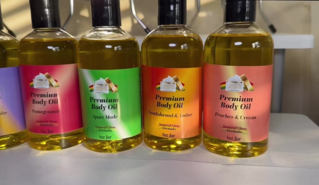 Black Lavish Essentials Signature Body Oil<br><br>Intensify Your Natural Glow <br> Dry Skin Body Oil for Deep Hydration, Illustrious Shine, & All-Day Moisture<br><br>8oz Bottle