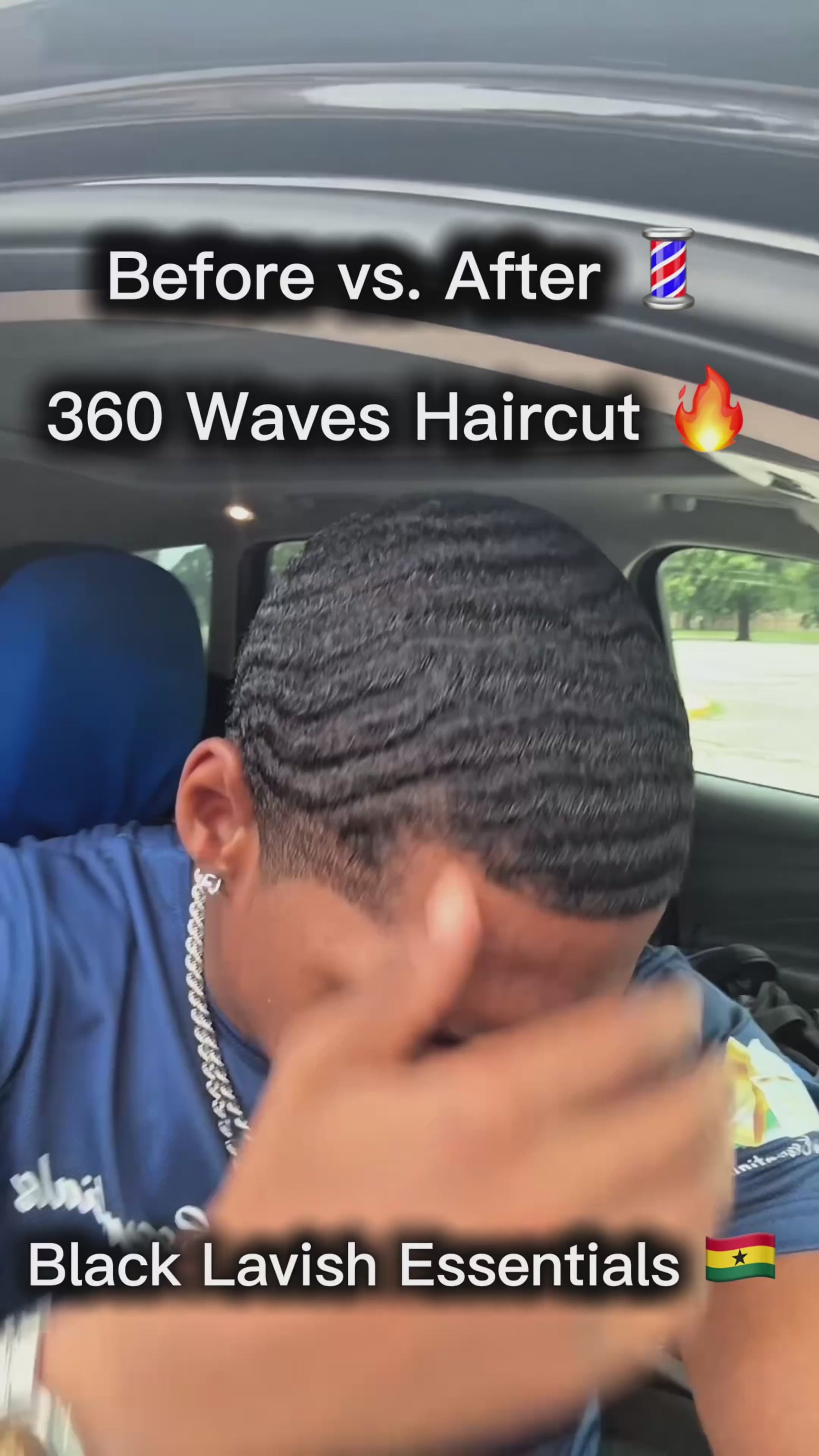 360 waves transformation before and after haircut 